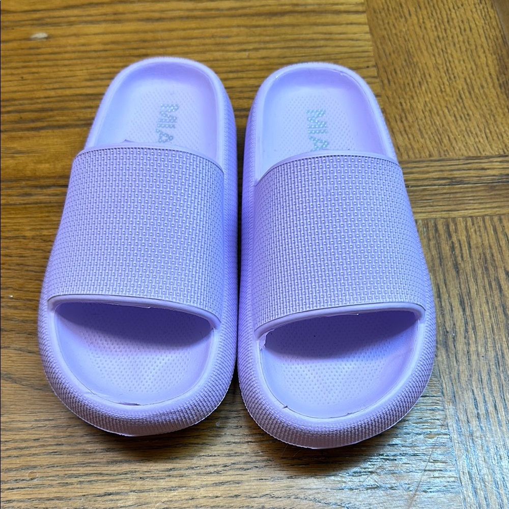 MIA Purple Slide Sandals